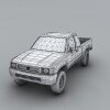 小卡车-汽车-重型车-VR/AR模型-3D城