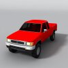 小卡车-汽车-重型车-VR/AR模型-3D城