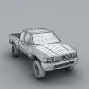 小卡车-汽车-重型车-VR/AR模型-3D城