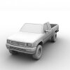 小卡车-汽车-重型车-VR/AR模型-3D城
