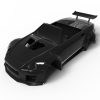 黑色跑车-汽车-汽车部件-VR/AR模型-3D城