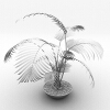 室内植物-动植物-盆栽-VR/AR模型-3D城