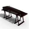 古筝-文体生活-VR/AR模型-3D城