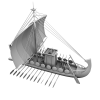 16141 战船-船舶-军事船舶-VR/AR模型-3D城