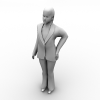 人物-角色人体-女人-VR/AR模型-3D城