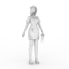 美女-角色人体-角色-VR/AR模型-3D城