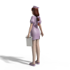 美女-角色人体-角色-VR/AR模型-3D城