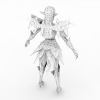 天堂2白精灵-角色人体-角色-VR/AR模型-3D城