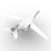 B-1B Lancer轰炸机-飞机-军事飞机-VR/AR模型-3D城