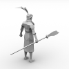 辽国老年武官-角色人体-角色-VR/AR模型-3D城