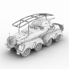 sd.kfz.232通讯车-汽车-军事汽车-VR/AR模型-3D城