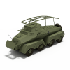 sd.kfz.232通讯车-汽车-军事汽车-VR/AR模型-3D城