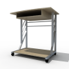 电脑桌-科技-工具-VR/AR模型-3D城
