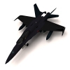 歼击机-飞机-军事飞机-VR/AR模型-3D城