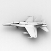 歼击机-飞机-军事飞机-VR/AR模型-3D城