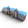 莫泰酒店圣日酒店-建筑-办公-VR/AR模型-3D城