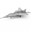 16118 歼20-飞机-军事飞机-VR/AR模型-3D城