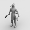 冯阿三-角色人体-角色-VR/AR模型-3D城