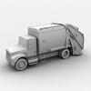 垃圾车-汽车-其它-VR/AR模型-3D城