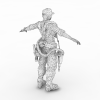 维修工-角色人体-角色-VR/AR模型-3D城