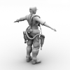 维修工-角色人体-角色-VR/AR模型-3D城