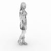 街舞区MM-角色人体-女人-VR/AR模型-3D城