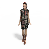 街舞区MM-角色人体-女人-VR/AR模型-3D城