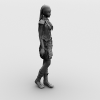 街舞区MM-角色人体-女人-VR/AR模型-3D城