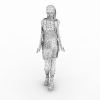 街舞区MM-角色人体-女人-VR/AR模型-3D城