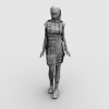 街舞区MM-角色人体-女人-VR/AR模型-3D城