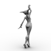 HomunculusGirl-角色人体-角色-VR/AR模型-3D城