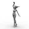 HomunculusGirl-角色人体-角色-VR/AR模型-3D城