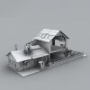 锯木厂-建筑-厂房-VR/AR模型-3D城