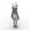 可爱少女-角色人体-角色-VR/AR模型-3D城