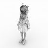 可爱少女-角色人体-角色-VR/AR模型-3D城