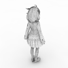 可爱少女-角色人体-角色-VR/AR模型-3D城