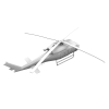 16121 警用直升机-飞机-军事飞机-VR/AR模型-3D城