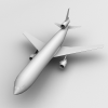 飞机-飞机-客机-VR/AR模型-3D城