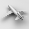 飞机-飞机-客机-VR/AR模型-3D城