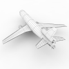 飞机-飞机-客机-VR/AR模型-3D城