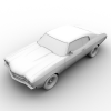 Chevelle SS跑车-汽车-家用汽车-VR/AR模型-3D城
