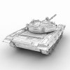 T72主战坦克-汽车-军事汽车-VR/AR模型-3D城