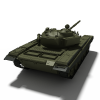 T72主战坦克-汽车-军事汽车-VR/AR模型-3D城