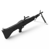 M60冲锋枪-VR/AR模型-3D城