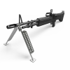M60冲锋枪-VR/AR模型-3D城