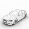 Audi A8 2011-汽车-家用汽车-VR/AR模型-3D城