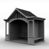 休息亭-建筑-基础设施-VR/AR模型-3D城