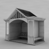 休息亭-建筑-基础设施-VR/AR模型-3D城