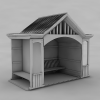 休息亭-建筑-基础设施-VR/AR模型-3D城
