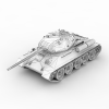T34-85坦克-汽车-军事汽车-VR/AR模型-3D城